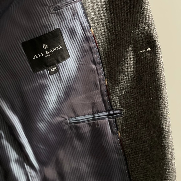 Jeff Banks Suit Jacket & Waistcoat - Picture 3 of 5